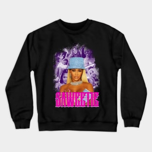 Saweetie Rapper design Crewneck Sweatshirt